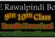 Rawalpindi Board Matric 9th-10th Result 2023