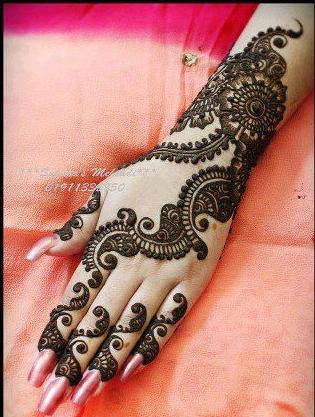 Fingers Mehndi Designs for Eid 2013