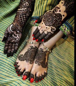 eid foot mehndi designs