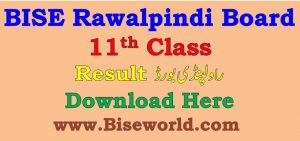 Rawalpindi Board 11th Class Result 2021