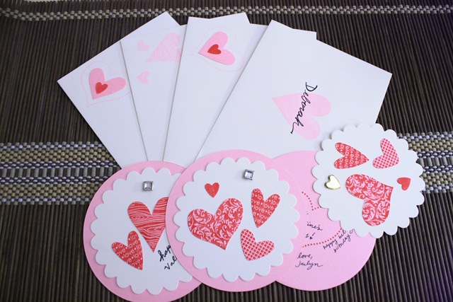 Heart Cards Valentine Day 2014