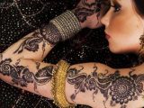 Attractive Shoulder Henna Designs