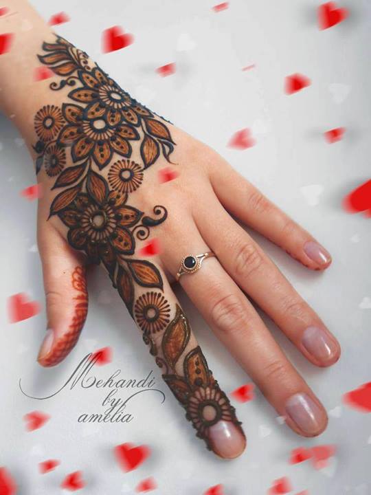 Hands Modern Henna Designs 2015