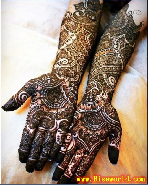 Lahori Girls Hand Henna Designs 2015