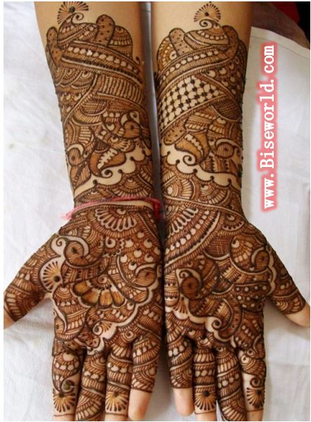 Girls Henna Hands Designs 2015