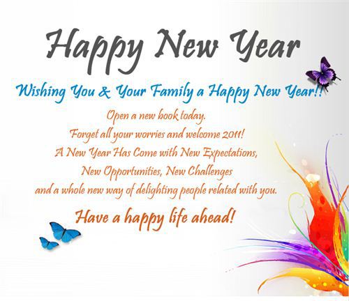 2016 New Year Wishes Cards Quotes for Wife
