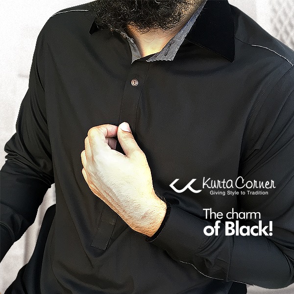 Beautiful Black Kurta Style 2017