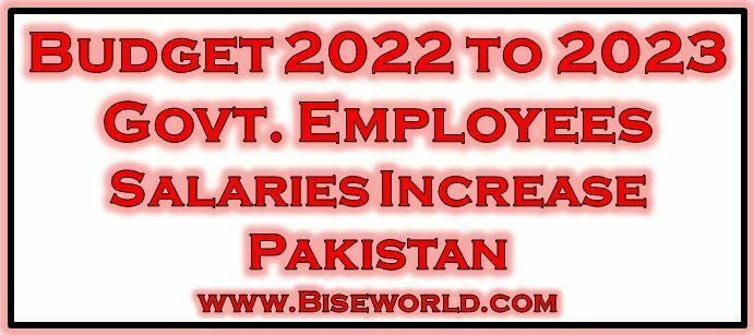 Pakistan Budget 2022 to 2023