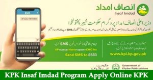 How to Apply KPK Insaf Imdad Program