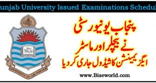 PU Issued Examination Schedule 2022 BA MA