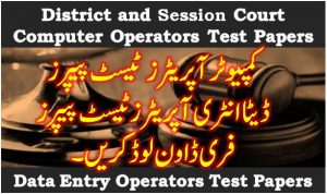 Data Entry Operator/Computer Operators Test Papers 2022
