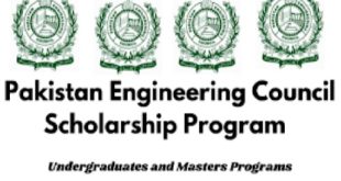 Pakistan Engineering Council PEC Scholarship 2023  