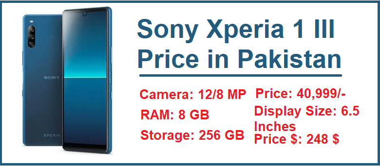 Sony Xperia 1 III Price in Pakistan