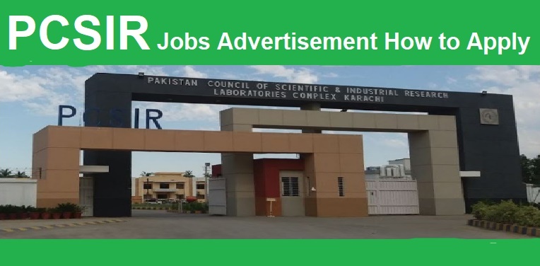 PCSIR Jobs 2021 Advertisement How to Apply