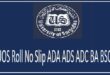 Download UOS Roll No Slip ADA ADS ADC BA BSC 2023