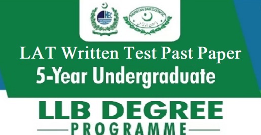 Download LAT Written Test Past Paper From Previous Examination