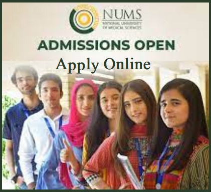 NUMS Admission 2022 Online Registration For MBBS & BDS Program