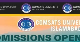 Comsats University Islamabad Admission