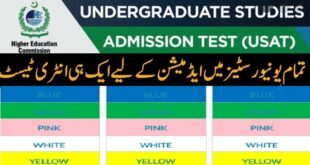 USAT Answer Keys HEC University Entry Test Result