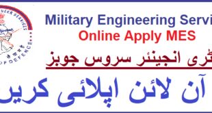 Military Engineering Services Jobs 2023 Online Apply MES Vacancies Advertisement