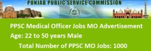 PPSC Medical Officer Jobs 2021