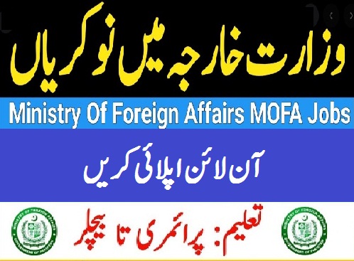 Ministry of Foreign Affairs Jobs 2022 Download Advertisement