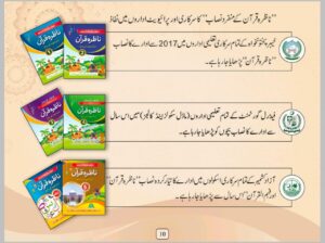 Nazra Quran Syllabus for Government/Private Institute