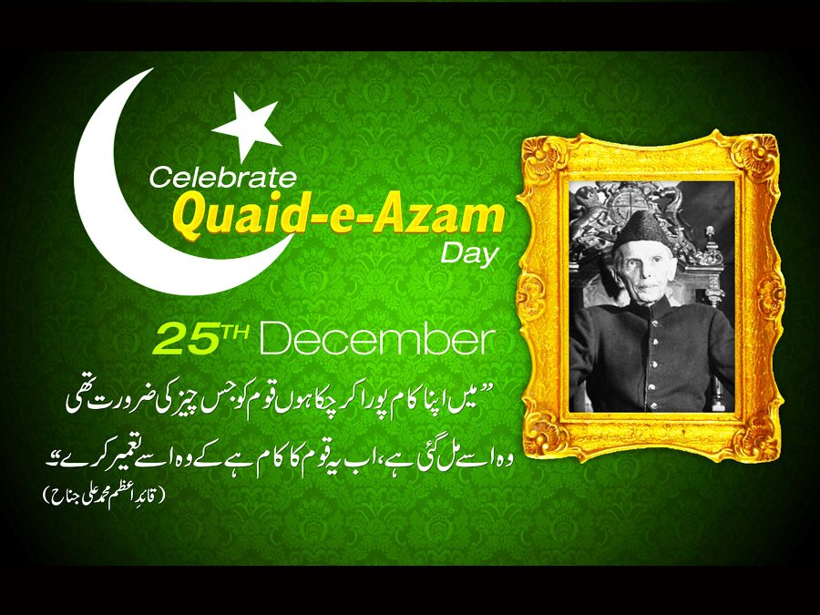 Quaid-e-Azam Day 25 December 2023