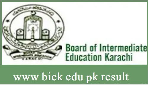 www biek edu pk result 2022 Online Check for all programs