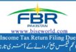 ٰٖFBR Income Tax Return Filing Due Date 2022 Pakistan