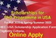 HEC Scholarship For PHD Program in USA 2022 Online Apply