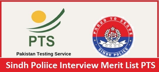 Sindh Police Interview Merit List PTS All Region