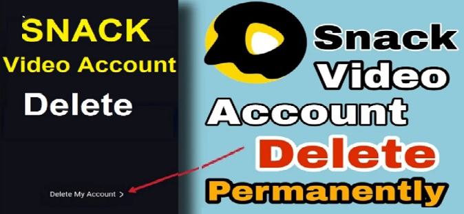 How to delete Snack Video Account in Mobile Phone
