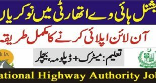 National Highway Authority Jobs 2022 Advertisement NHA