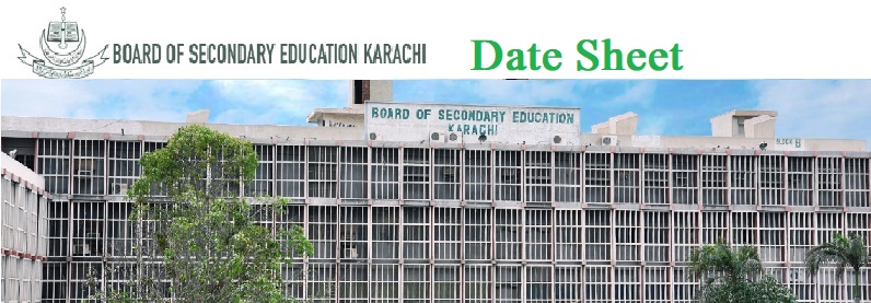 Karachi Board Matric Date Sheet 2022 Exam Date