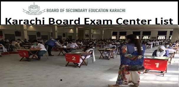 BSEK Centers List 2022 Karachi Board Annual Exam