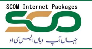 SCOM Calls SMS Internet Packages Activation Code
