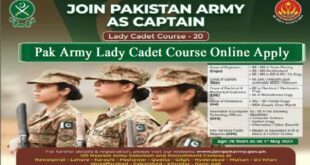 PAF Lady Cadet Course 2022 Registration, Salary, Criteria, Requirements