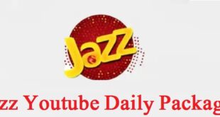 Jazz Youtube Daily Package 2022 Social Offer Activation Code
