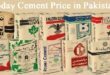 Latest Cement Price in Pakistan Today Fauji, DG, Lucky, Cherat, Bestway, Lucky