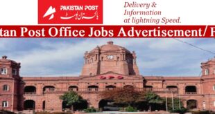 Pakistan Post Office Jobs 2022 Advertisement GPO Application Forms