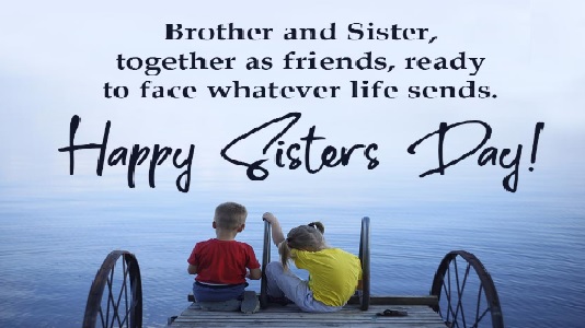 Happy Sisters Day Wishes Greetings SMS Status Images