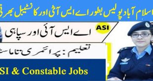 Islamabad Police Job Roll Number Slip 2022 for Written Test by NTS