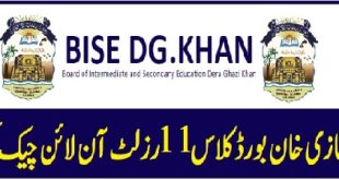Bise DG Khan 11th Class Result 2023 FA, FSC, ICS, ICOM Part 1