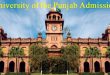 Punjab University Admission 2023 Online Apply BS, Bcom, LLB, BBA, B.ed