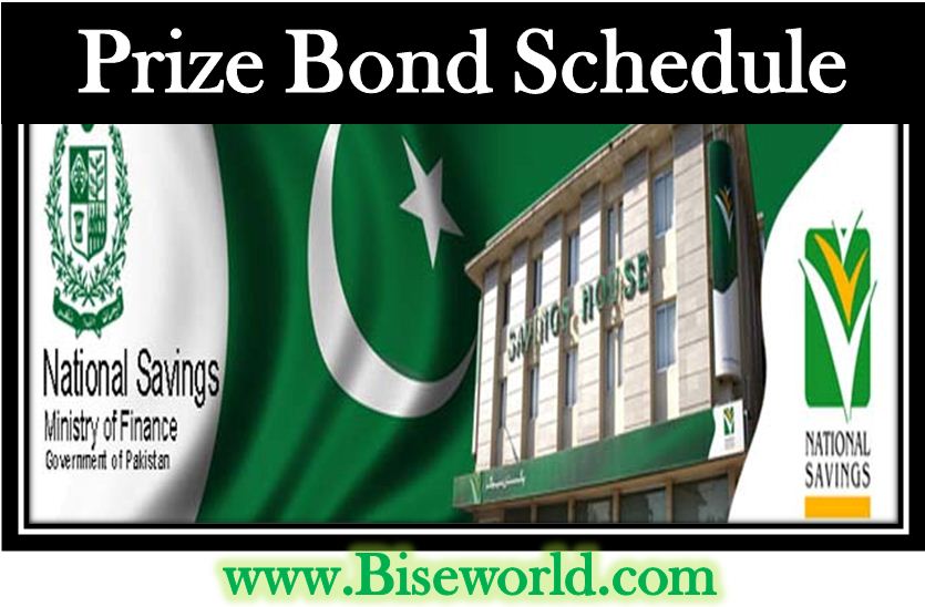 Pakistan National Savings Prize Bond Schedule 2023