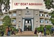 UET ECAT 2023 Registration Schedule For ECAT and Non-ECAT Program