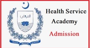 HSA Admission 2023 Advertisement Online Apply Health Service Academy