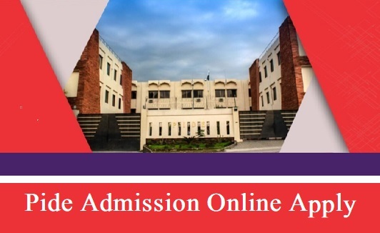 Pide Admission 2023 Student Portal Online Apply