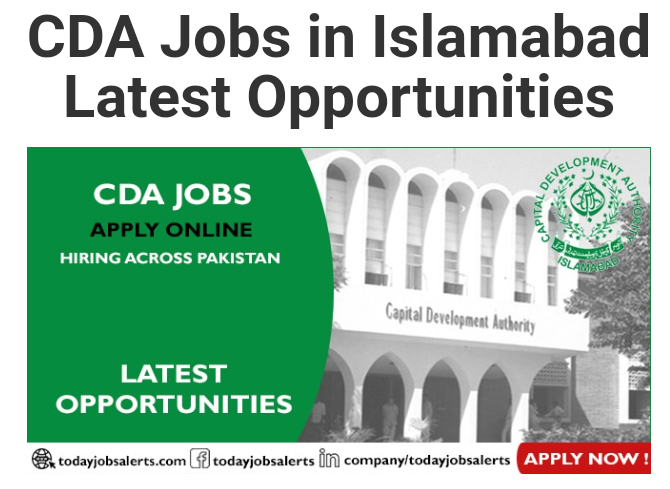 Capital Development Authority CDA Jobs 2023